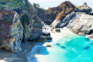 Pfeiffer Falls - Big Sur CA - EHPhotoFX